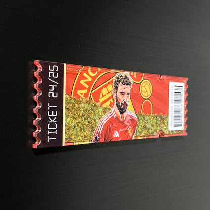 MAN UNITED TICKET STUB