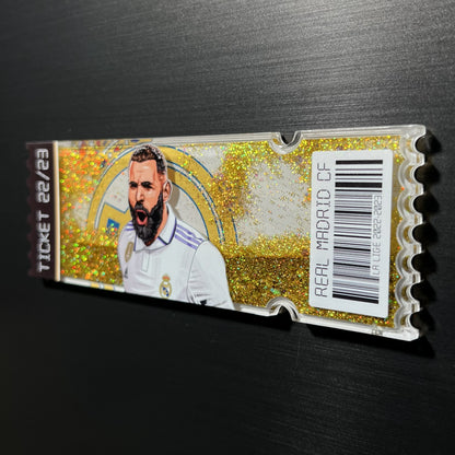 REAL MADRID TICKET STUB