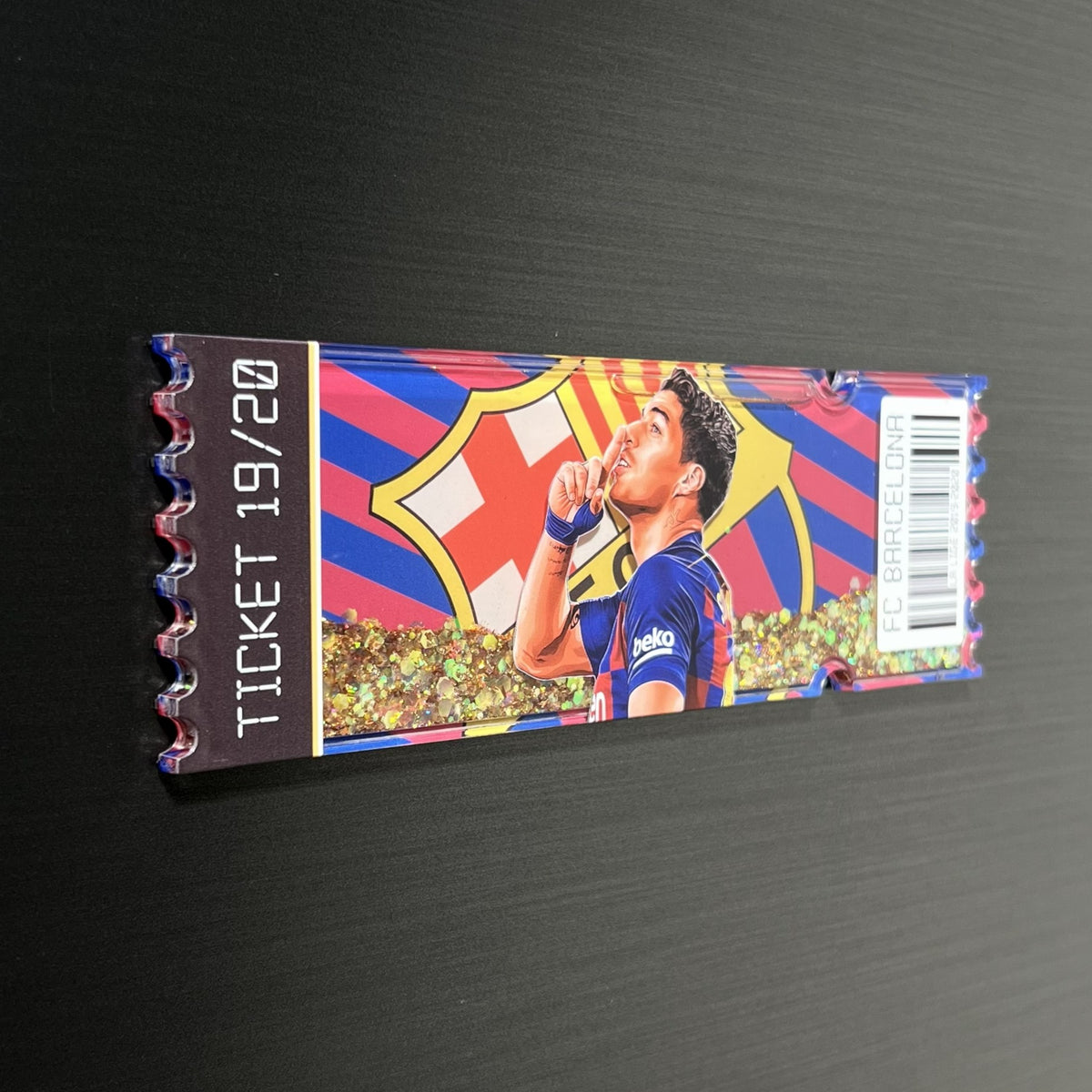 FC BARCELONA TICKET STUB