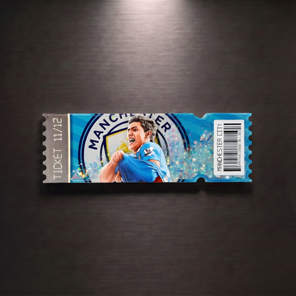 MAN CITY TICKET STUB