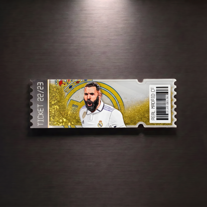REAL MADRID TICKET STUB