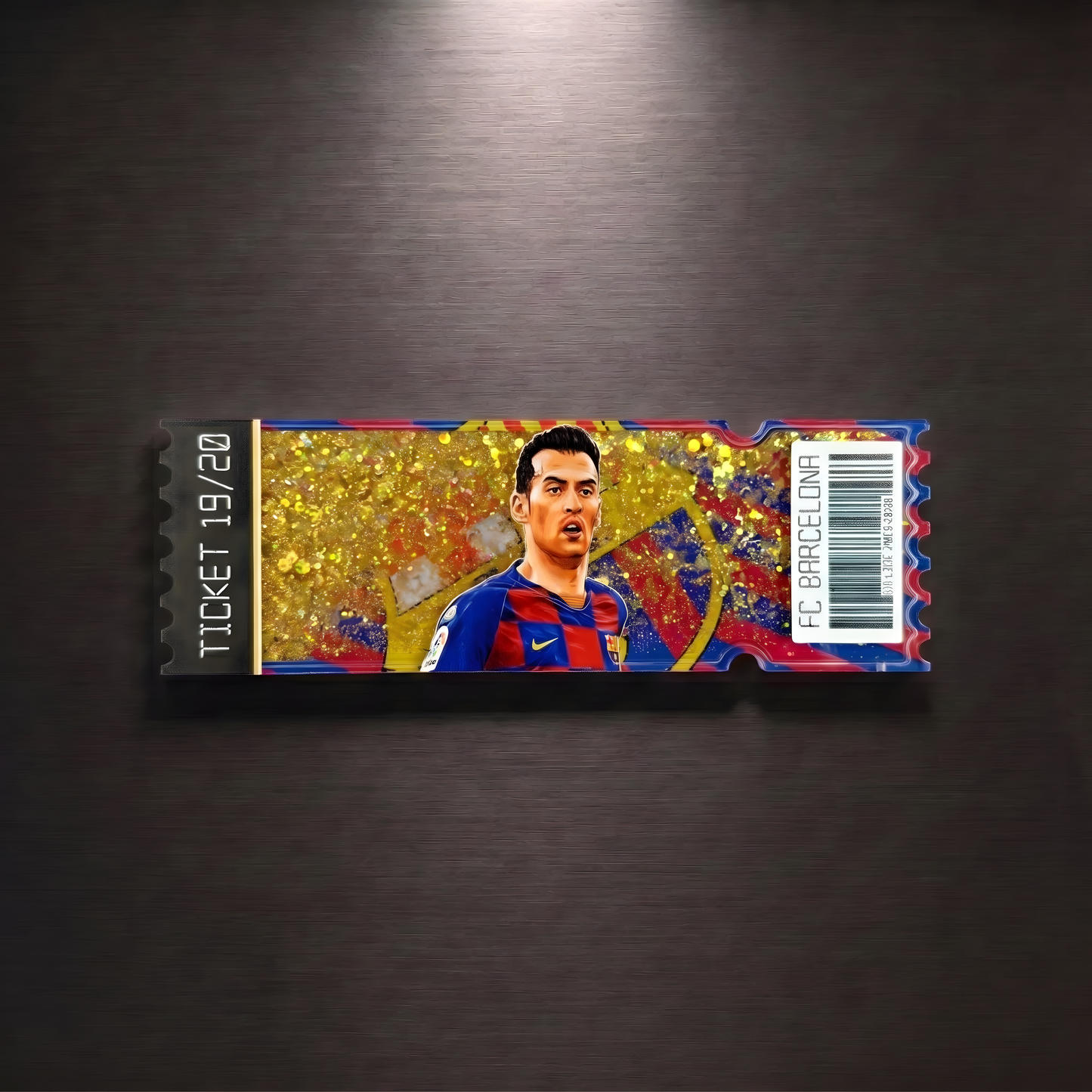 F.C. BARCELONA TICKET STUB
