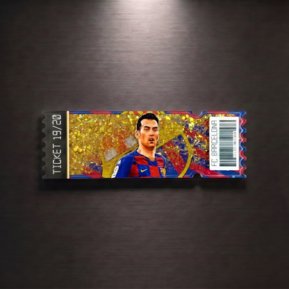 F.C. BARCELONA TICKET STUB