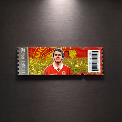 MAN UNITED TICKET STUB