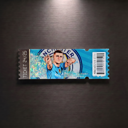 MAN CITY TICKET STUB