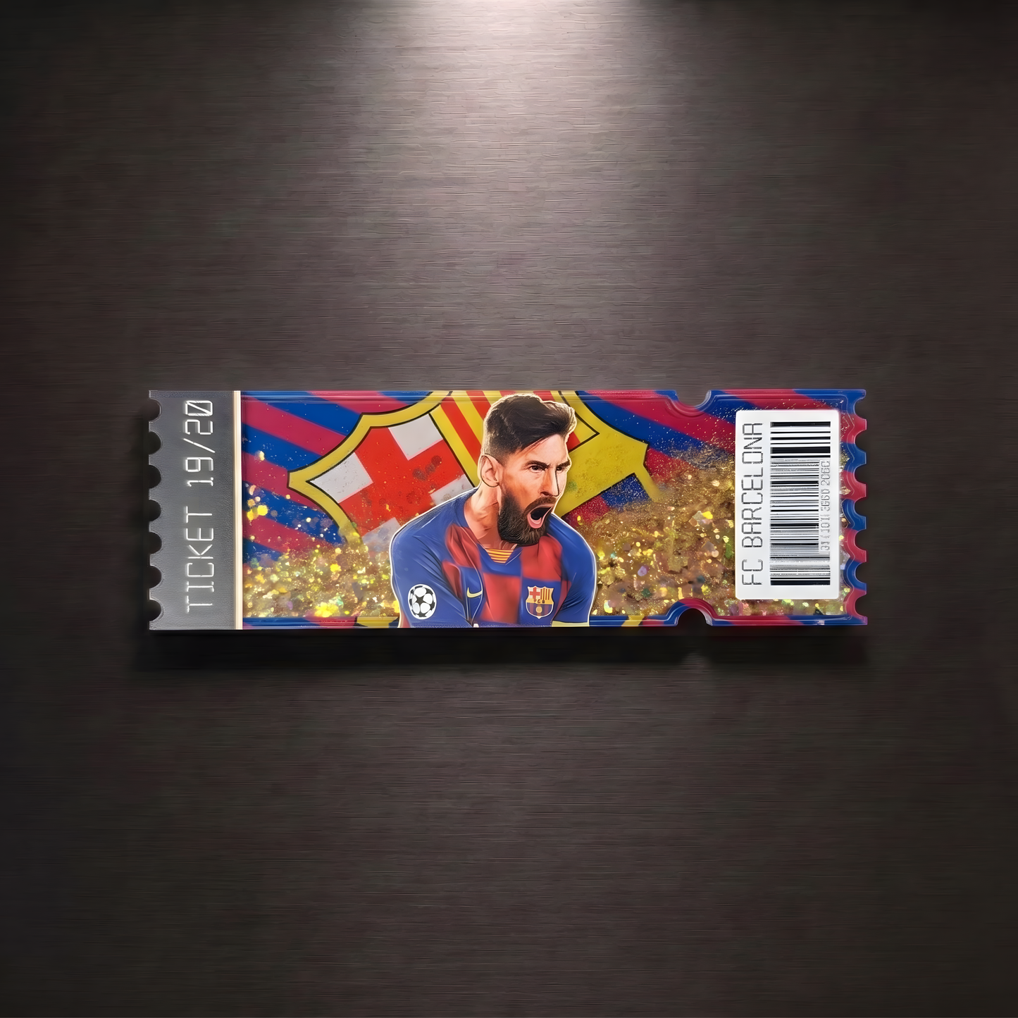 F.C. BARCELONA TICKET STUB