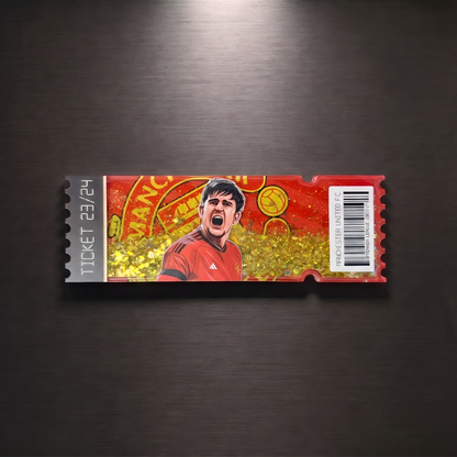 MAN UNITED TICKET STUB