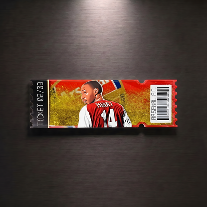 ARSENAL TICKET STUB