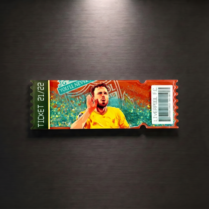 LIVERPOOL TICKET STUB