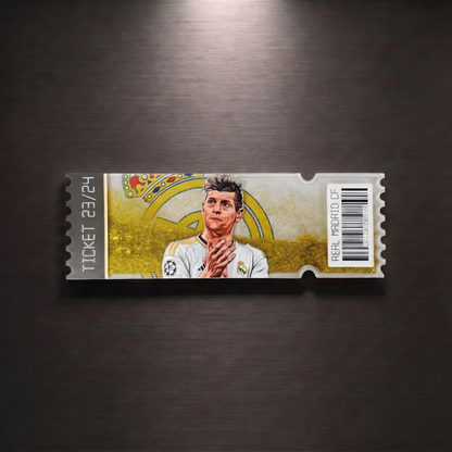 REAL MADRID TICKET STUB