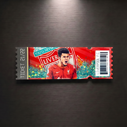 LIVERPOOL TICKET STUB