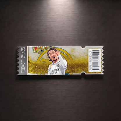 REAL MADRID TICKET STUB