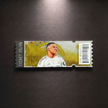 REAL MADRID TICKET STUB