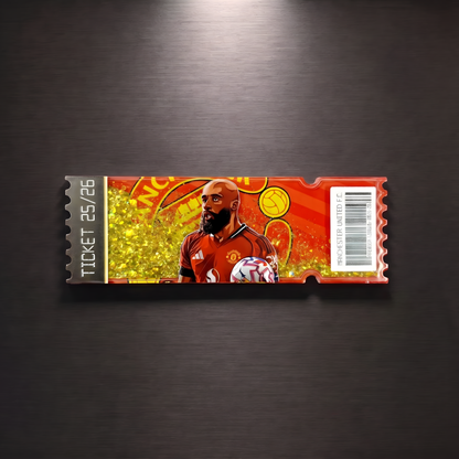 MAN UNITED TICKET STUB