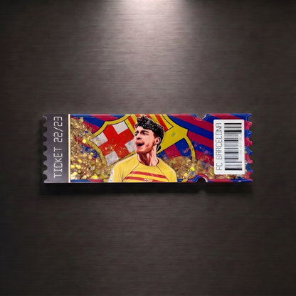 F.C. BARCELONA TICKET STUB