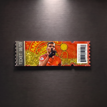 MAN UNITED TICKET STUB