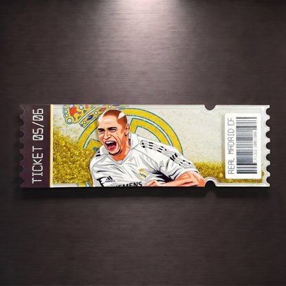 REAL MADRID TICKET STUB