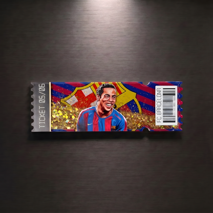 F.C. BARCELONA TICKET STUB