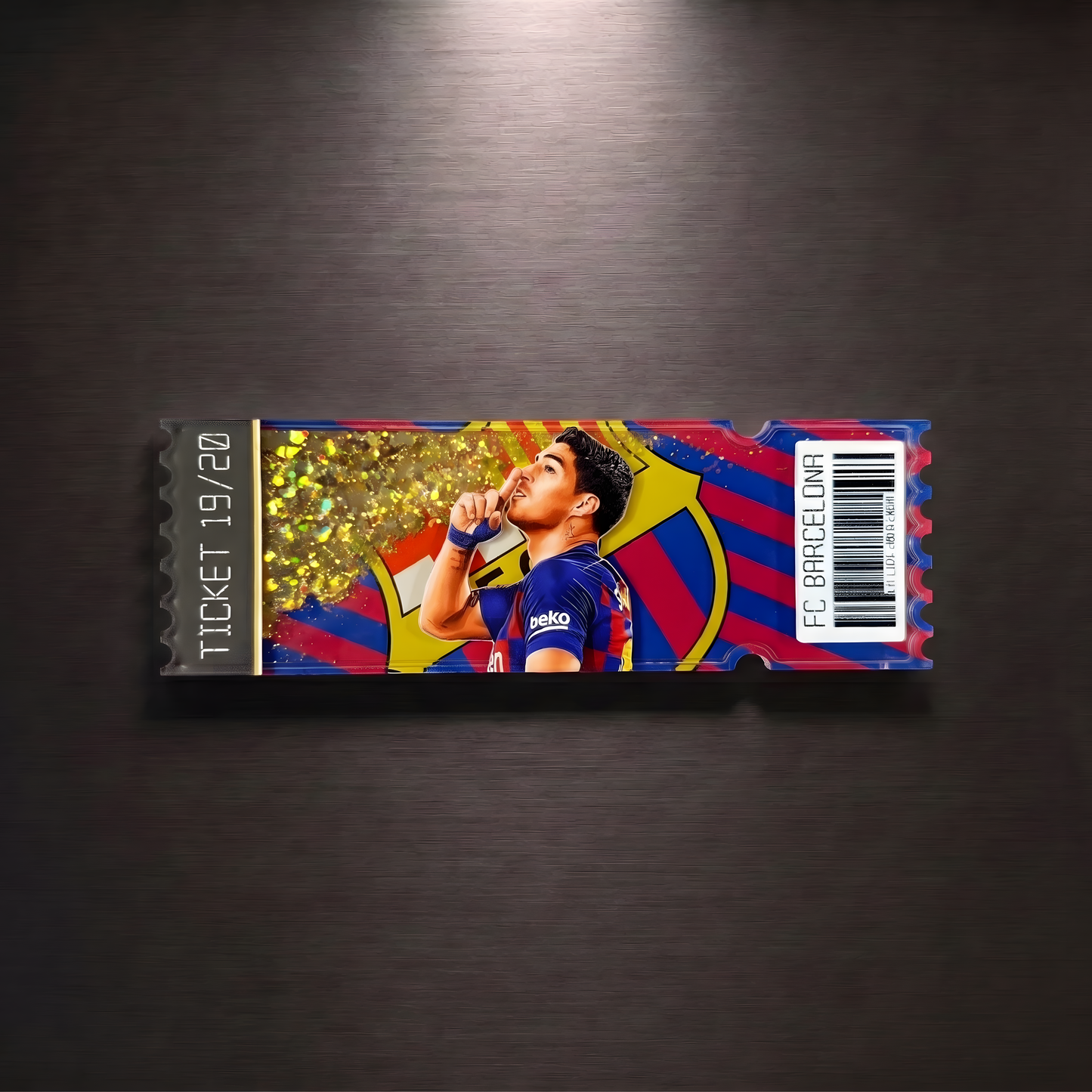 F.C. BARCELONA TICKET STUB