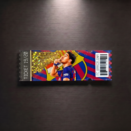 F.C. BARCELONA TICKET STUB