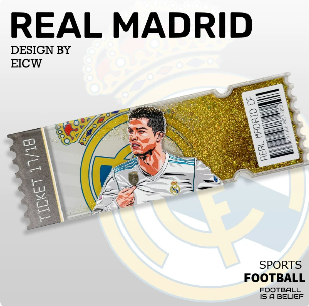 Cristiano Ronaldo Ticket Stub