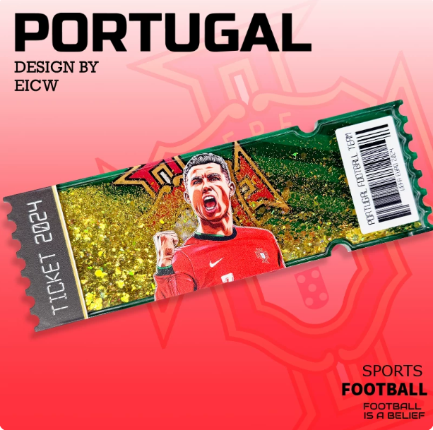 Cristiano Ronaldo Ticket Stub