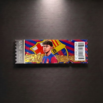 F.C. BARCELONA TICKET STUB