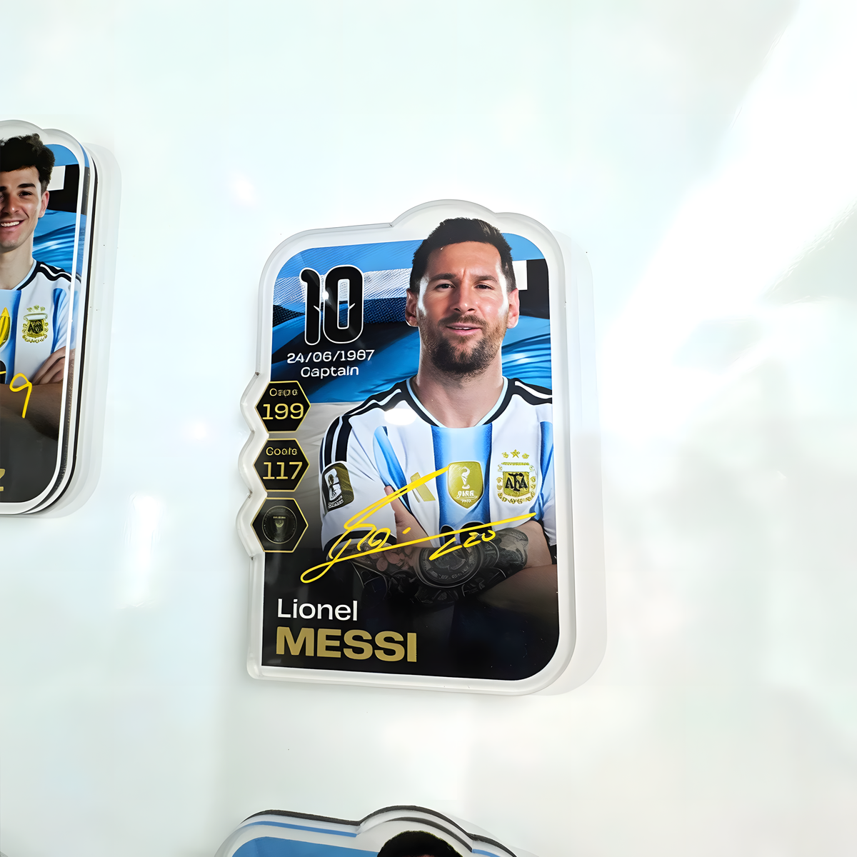 Argentina 2026 WC Edition - printed Messi card detail