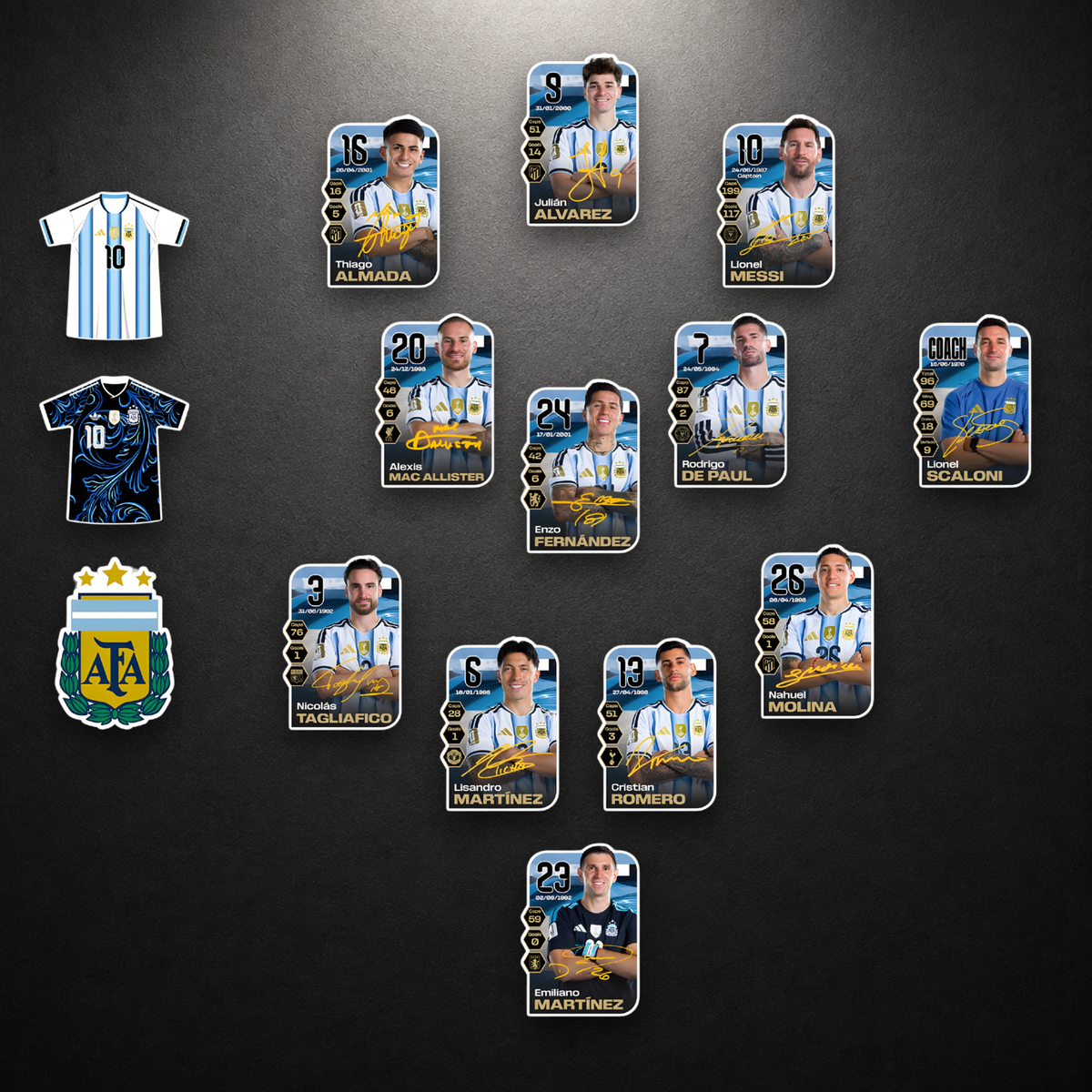 Argentina 2026 WC Edition - SU 15pc lineup