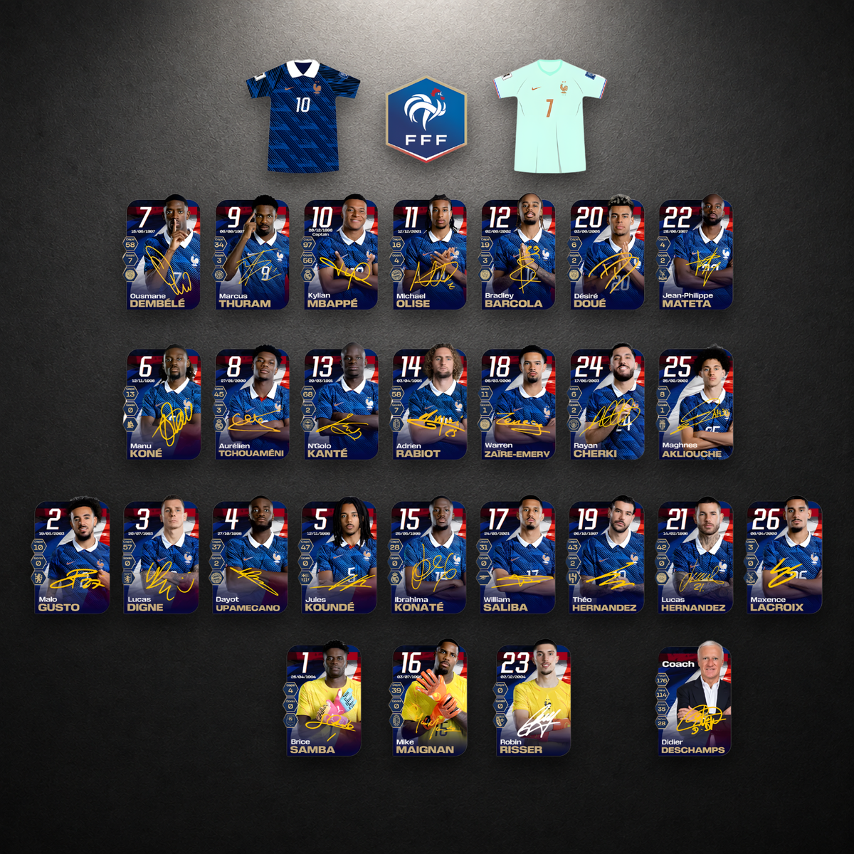 France 2026 WC Edition - FS 30pc lineup