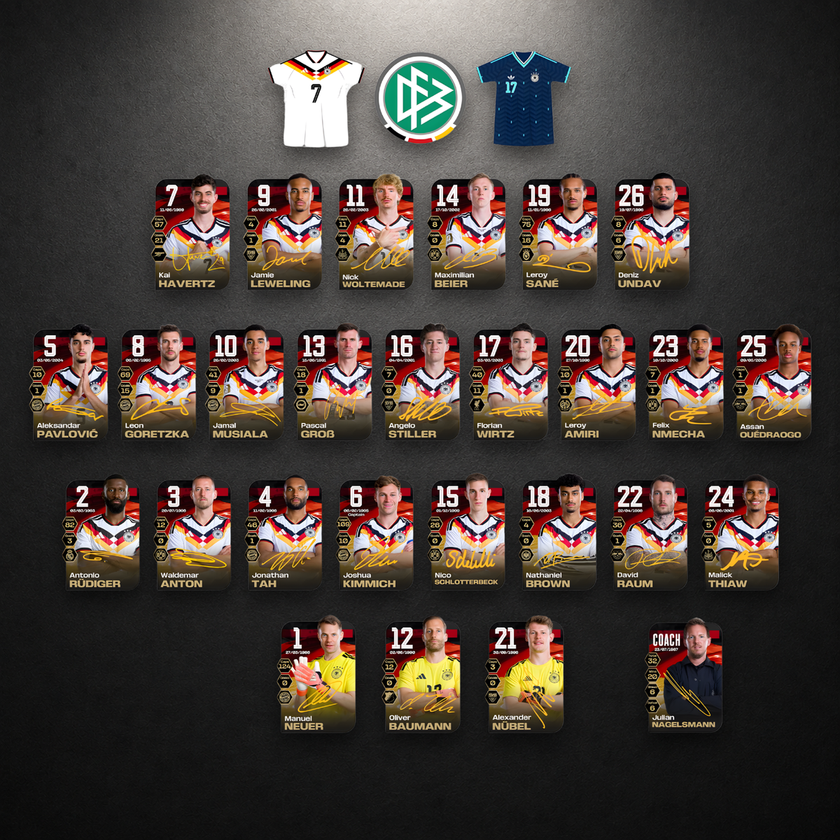 Germany 2026 WC Edition - FS 30pc lineup